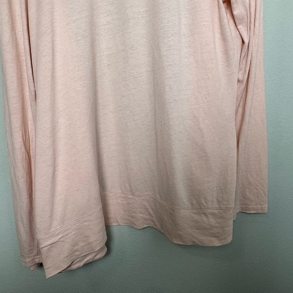 Garnet Hill Linen & Modal Pocket Detail in Blush/Peach Size XL - Picture 10 of 13